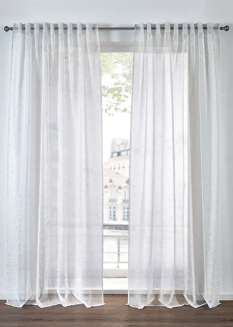 Gordijn met glanseffect (1 stuk), bonprix