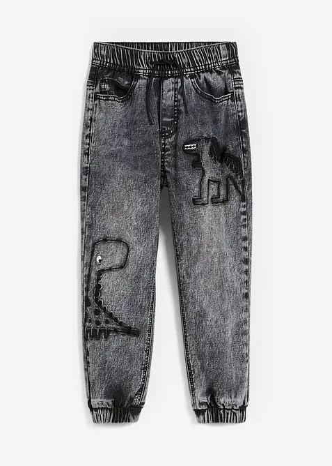 Thermo instapjeans met jersey voering, regular fit, bonprix