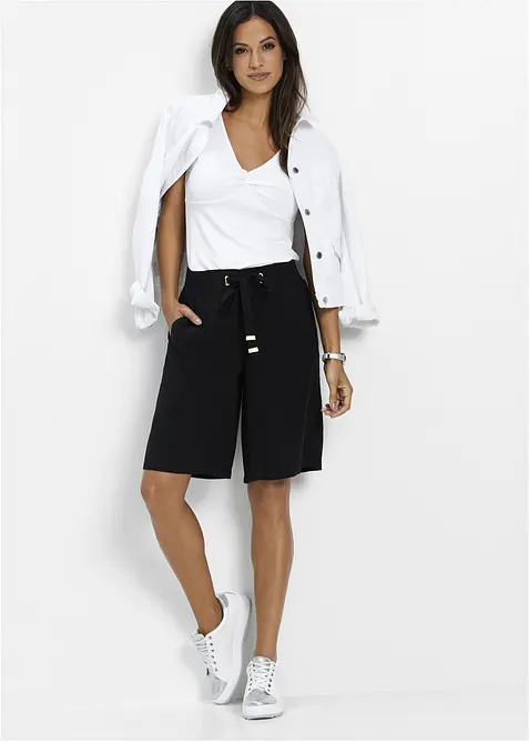 Bermuda van viscose, bonprix