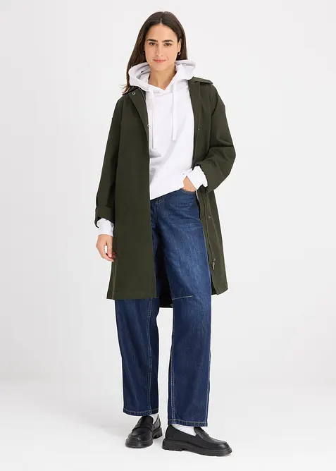 Basic hoodie van zacht frotté, bonprix