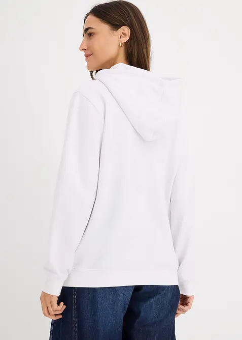 Basic hoodie van zacht frotté, bonprix
