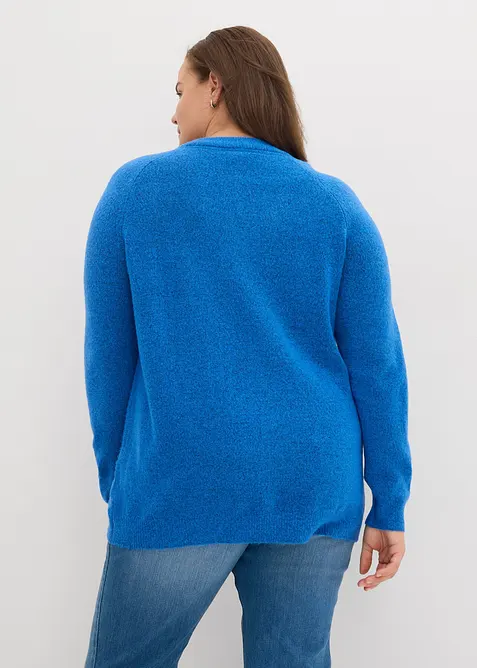 Oversized trui met V-hals, bonprix