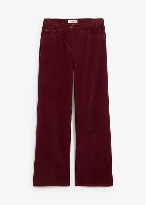 Corduroy broek in Marlene Dietrich stijl, bonprix