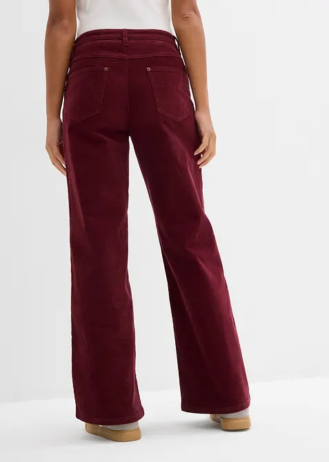 Corduroy broek in Marlene Dietrich stijl, bonprix