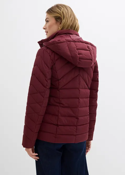 Lichte, gewatteerde jas met afneembare capuchon, bonprix