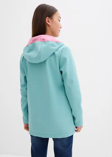Waterafstotende softshell jas met capuchon, bonprix
