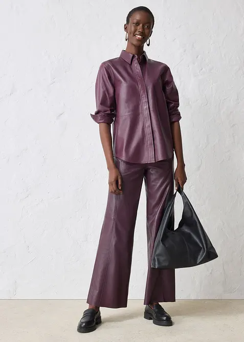 Marlene Dietrich broek van lamsnappa, bonprix