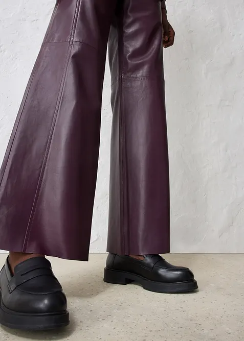 Marlene Dietrich broek van lamsnappa, bonprix