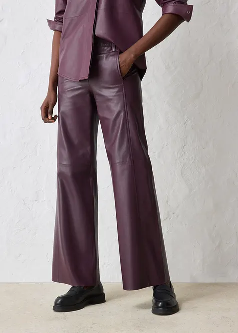 Marlene Dietrich broek van lamsnappa, bonprix