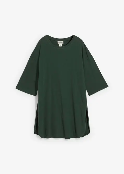 Oversized longshirt van biologisch katoen, bonprix