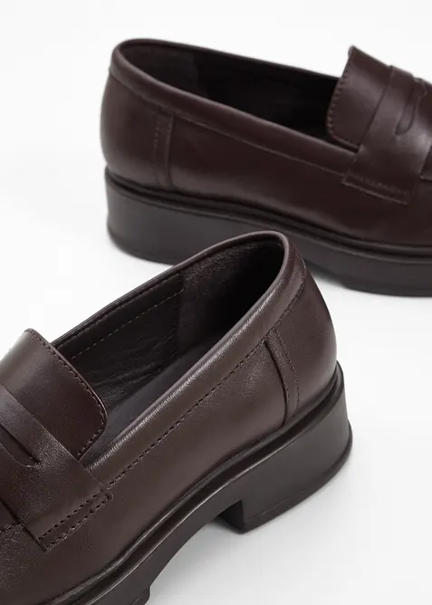 Leren loafers, bonprix