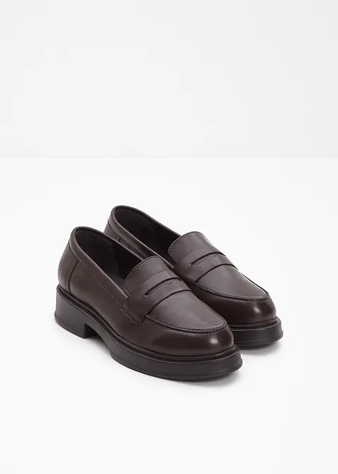 Leren loafers, bonprix