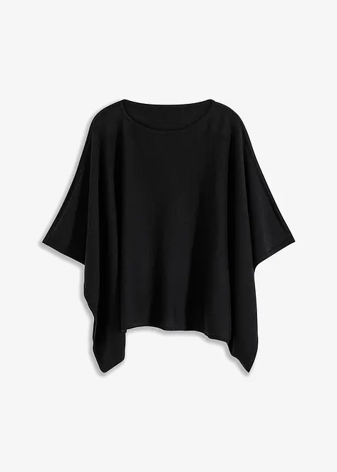 Korte wollen poncho, bonprix