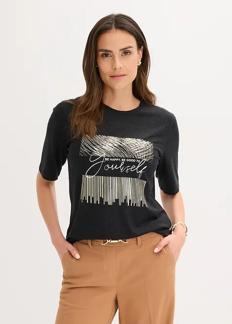 Longsleeve met print, bonprix