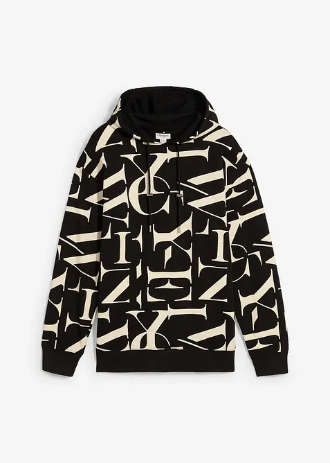 Hoodie van biologisch katoen, loose fit, bonprix