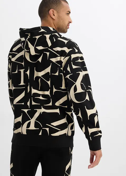 Hoodie van biologisch katoen, loose fit, bonprix