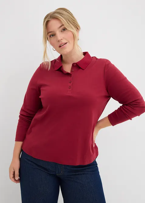 Poloshirt van zwaar biologisch katoen, bonprix