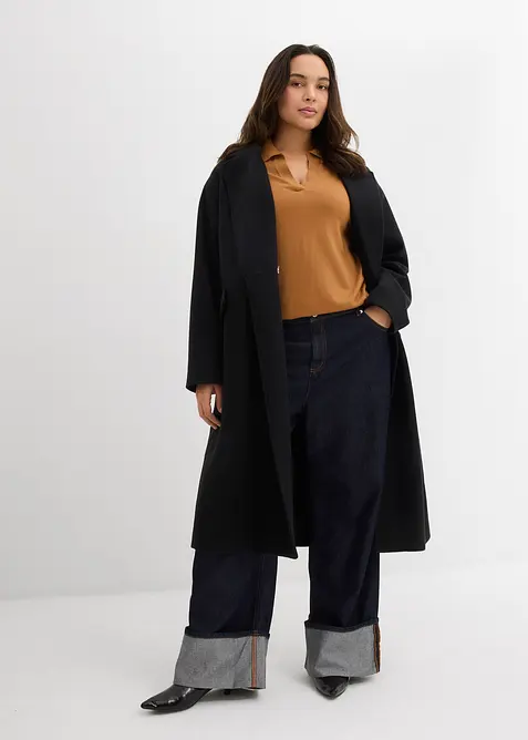 Poloshirt van fijne viscose, bonprix