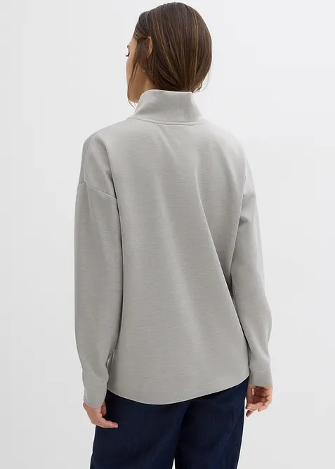 Scuba-shirt met opstaande kraag, bonprix