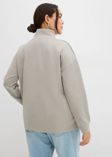 Scuba-shirt met opstaande kraag, bonprix