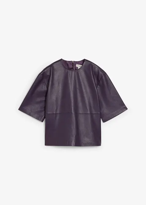 Leren tuniek van lamsnappa, bonprix