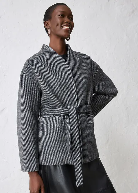 Jas met wol, bonprix