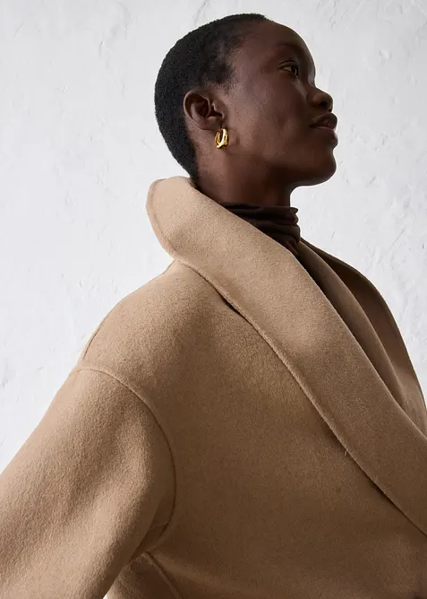 Oversized jas in een zachte wolmix, bonprix