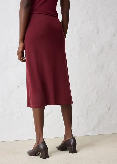 Gebreide rok van zachte wolmix, bonprix