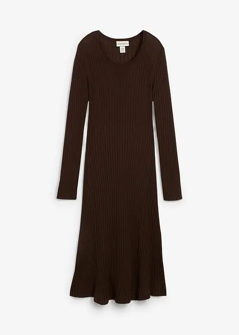 Gebreide jurk van merinowol, bonprix