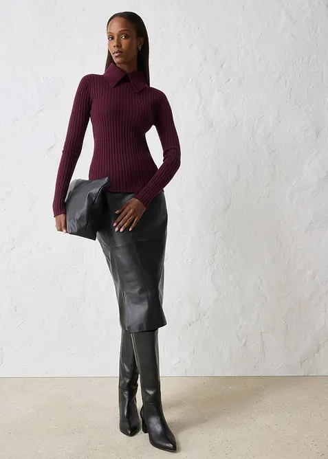 Fijngebreide trui van merinowol, bonprix