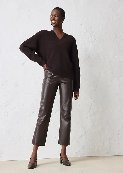 Trui van een warme alpacamix, bonprix