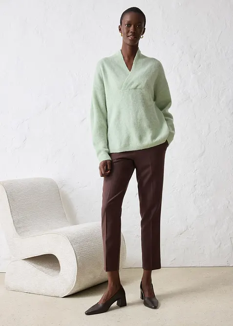 Trui van een warme alpacamix, bonprix