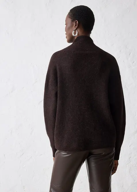 Trui van een warme alpacamix, bonprix