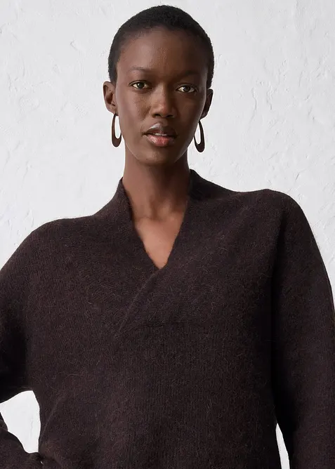 Trui van een warme alpacamix, bonprix