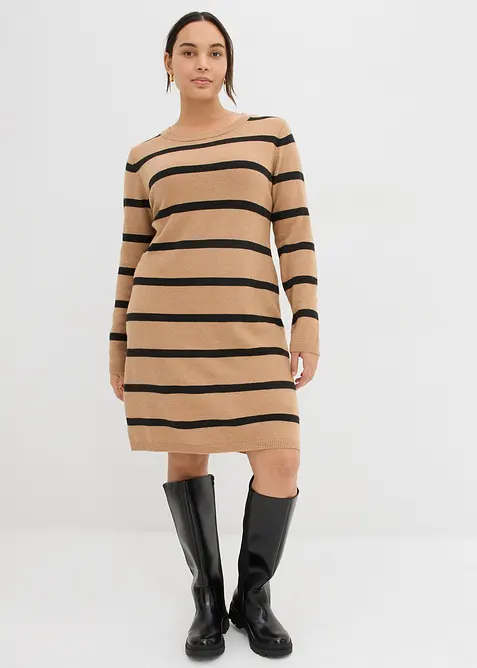 Accentuerende gebreide jurk, bonprix