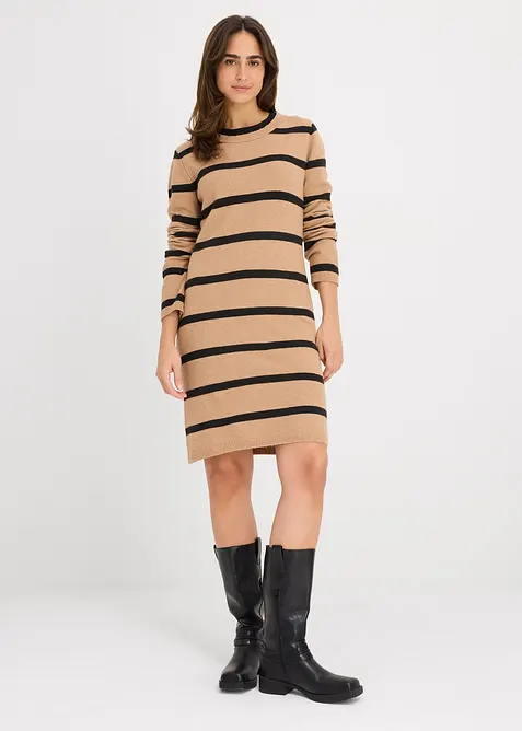 Accentuerende gebreide jurk, bonprix