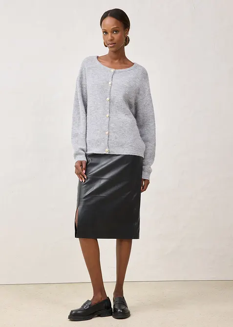 Vest van een warme alpacamix, bonprix