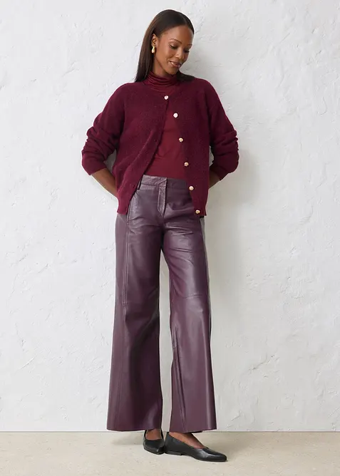 Vest van een warme alpacamix, bonprix