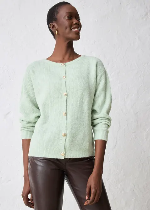 Vest van een warme alpacamix, bonprix