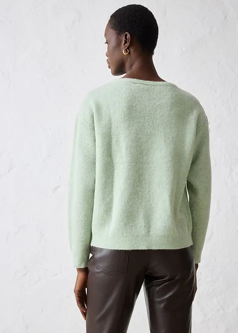 Vest van een warme alpacamix, bonprix