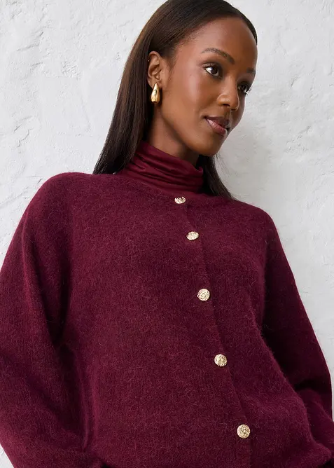 Vest van een warme alpacamix, bonprix