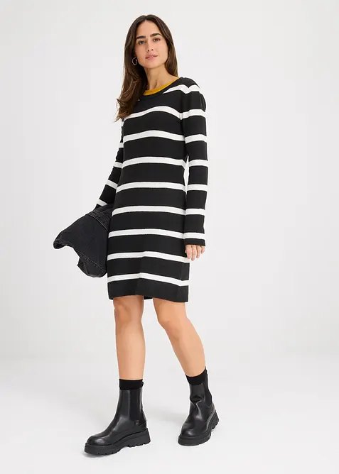 Accentuerende gebreide jurk, bonprix