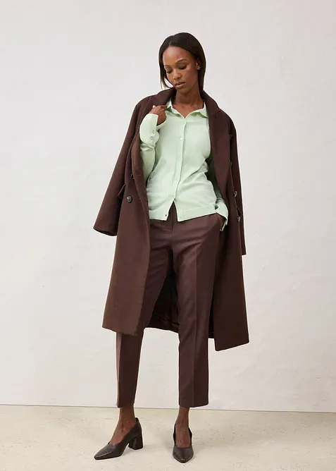 Fijn gebreide trui van een zachte wolmix, bonprix