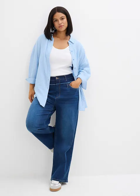 Straight jeans high waist, bonprix