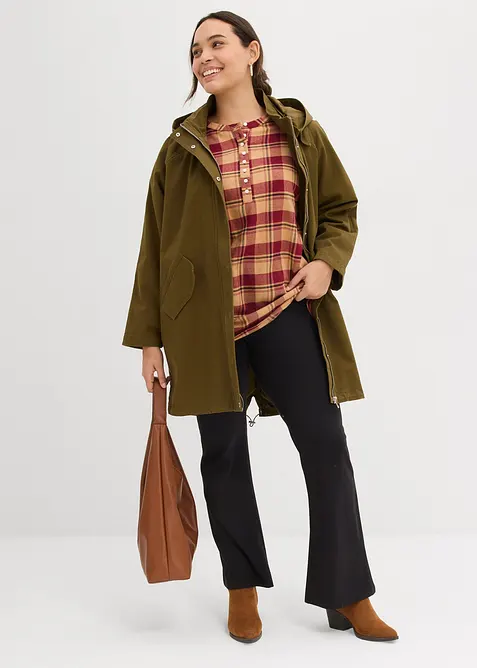 Tuniek van flanel, bonprix