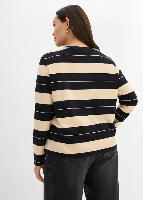 Longsleeve van zwaar katoen, bonprix