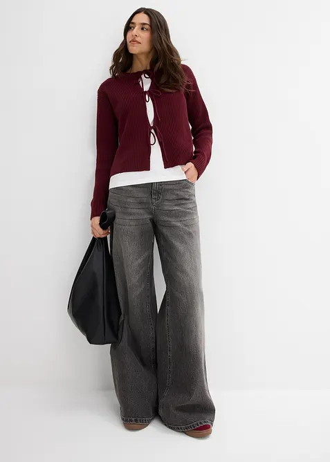 Vest met strikdetails, bonprix