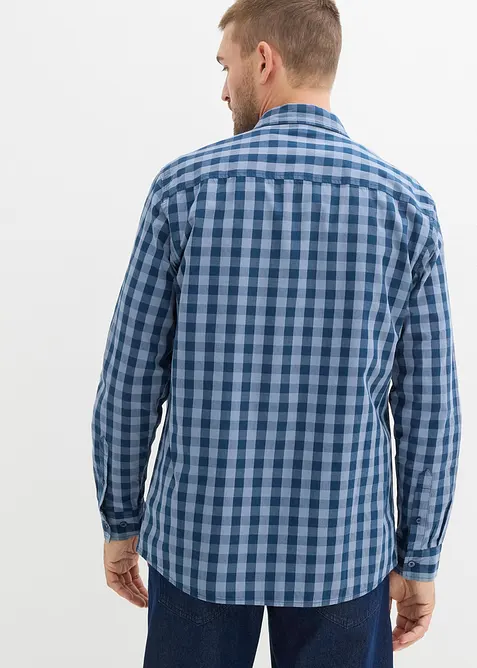 Overhemd met lange mouwen van puur katoen, bonprix