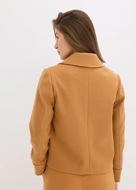 Korte jas in wollook, bonprix