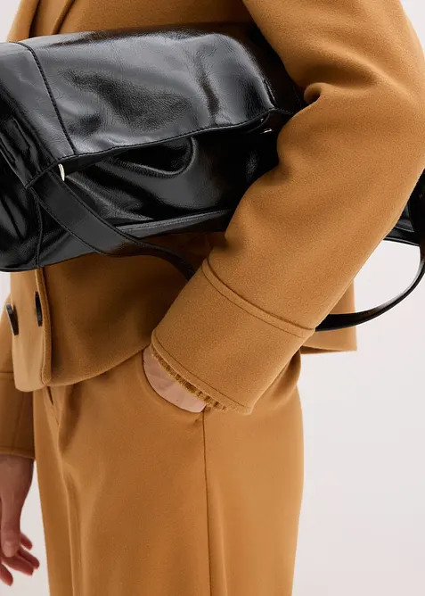 Korte jas in wollook, bonprix